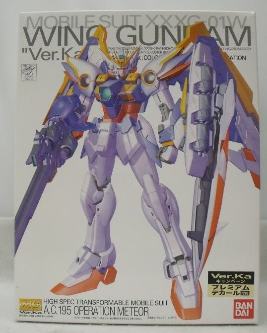 【中古】【未組立】【特典付】1/100 MG XXXG-01W ウイングガンダム Ver.Ka「新機動戦記ガンダムW Endless Waltz」＜プラモデル＞（代引き不可）6355