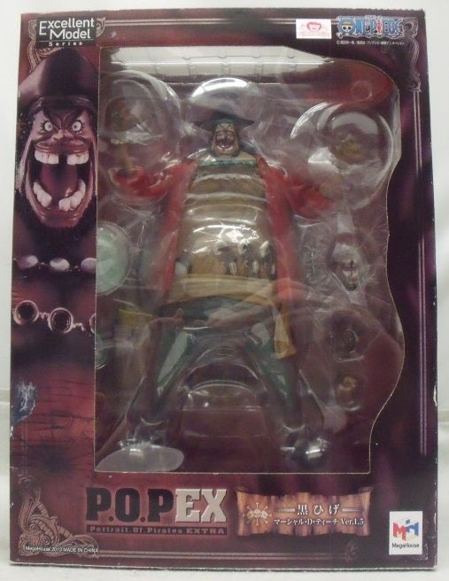 【中古】【開封品】黒ひげ マーシャル・D・ティーチ Ver.1.5 「ワンピース」Portrait.Of.Pirates ワンピース NEO-EX＜フィギュア＞（代引き不可）6355