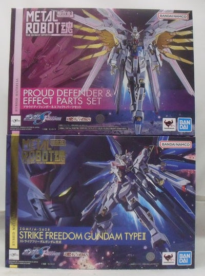 【中古】【開封・未開封】【セット】「ストライクフリーダムガンダム弐式」＆「プラウドディフェンダー＆エフェクトパーツ」＜フィギュア＞（代...