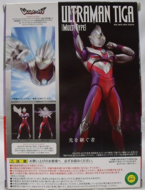 【中古】【開封品】ULTRA-ACT ウルトラマンティガ マルチタイプ(2015年版) ＜フィギュア＞（代引き不可）6355