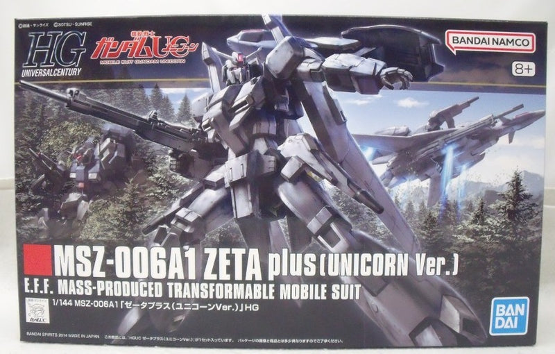 【中古】【未組立】1/144 HGUC MSZ-006A1 ゼータプラス(ユニコーンVer.) 「機動戦士ガンダムUC」 [5060402]＜プラモデル＞（代引き不可）6355