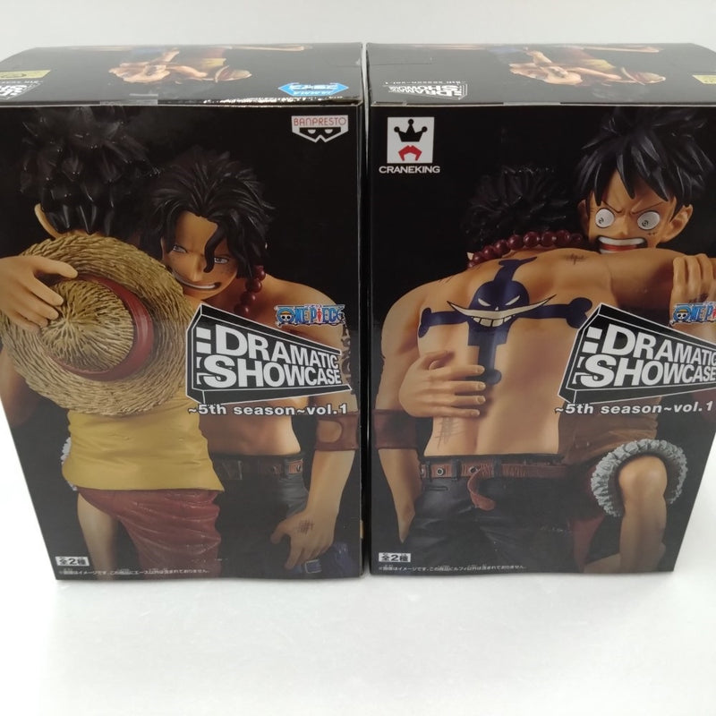【中古】【未開封】【セット】全2種 「ワンピース」 DRAMATIC SHOWCASE 〜5th season〜 vol.1 ルフィ エース＜フィギュア＞（代引き不可）6384