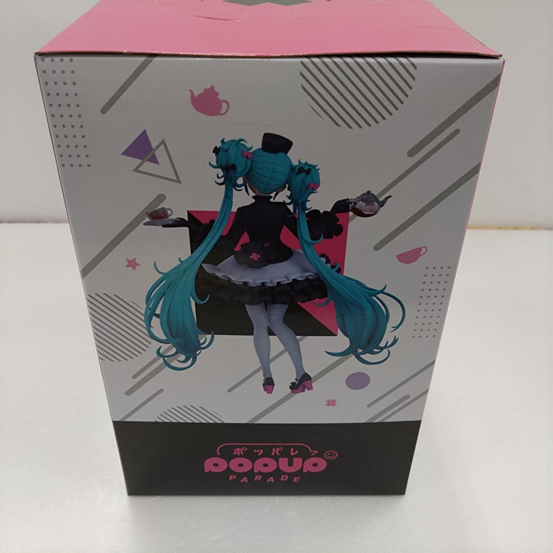 【中古】【未開封】POP UP PARADE 初音ミク めがね×カフェVer. 「グッスマくじ 初音ミク 2025 Autumn」 B＆Wゲット賞＜フィギュア＞（代引き不可）6384