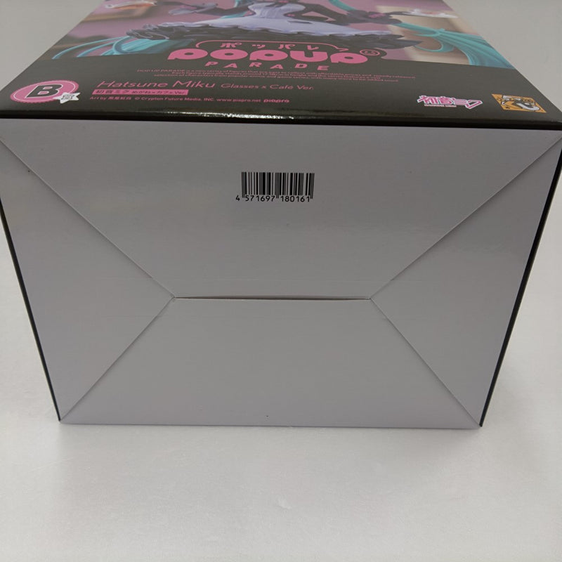 【中古】【未開封】POP UP PARADE 初音ミク めがね×カフェVer. 「グッスマくじ 初音ミク 2025 Autumn」 B＆Wゲット賞＜フィギュア＞（代引き不可）6384