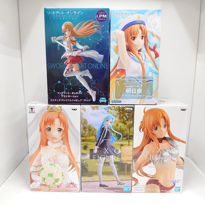 【中古】【未開封】「ソードアート・オンライン」アスナ　5種セット＜フィギュア＞（代引き不可）6388