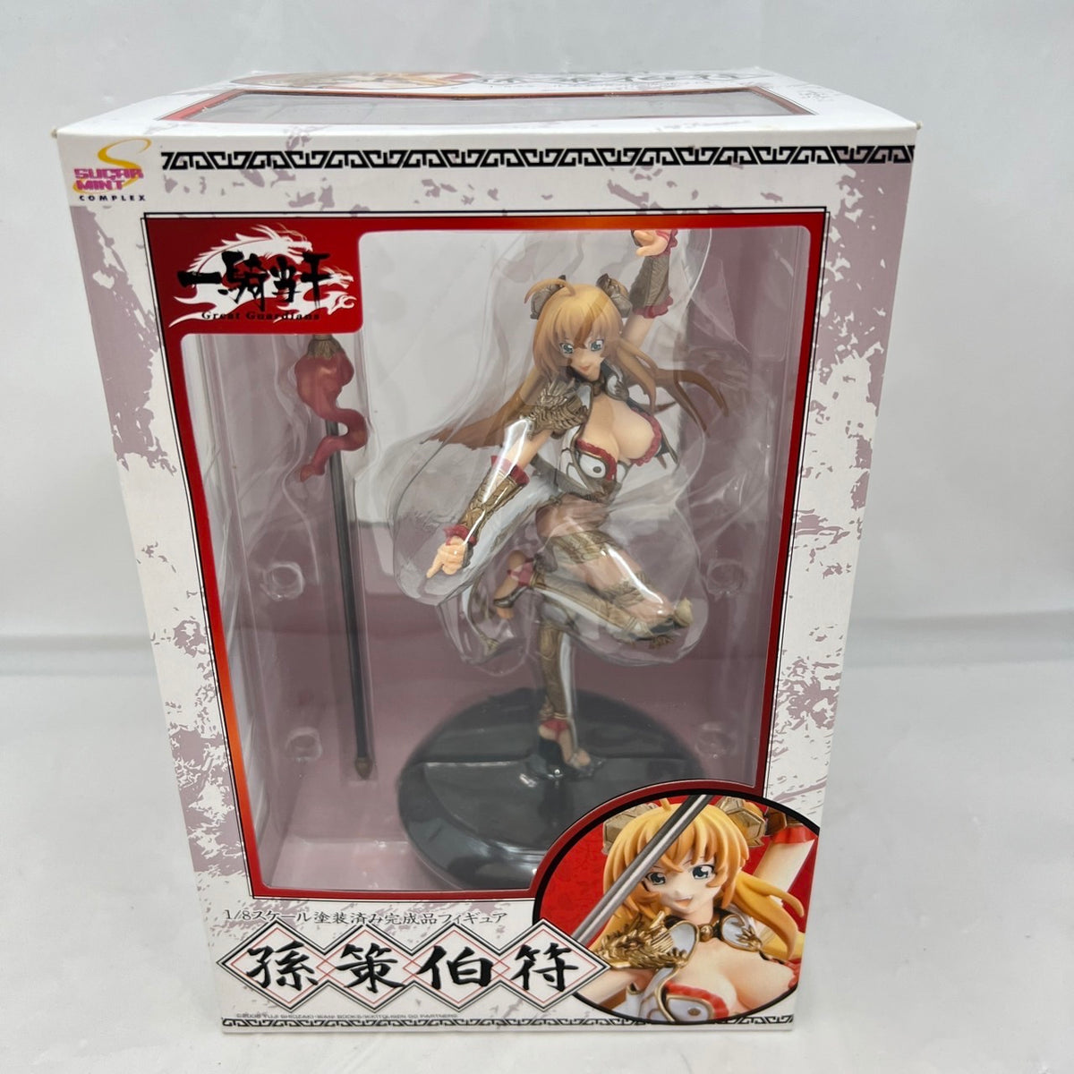 【中古】【未開封】フィギュア　SMC 孫策伯符 「一騎当千」 1/8塗装済み完成品＜フィギュア＞（代引き不可）6388