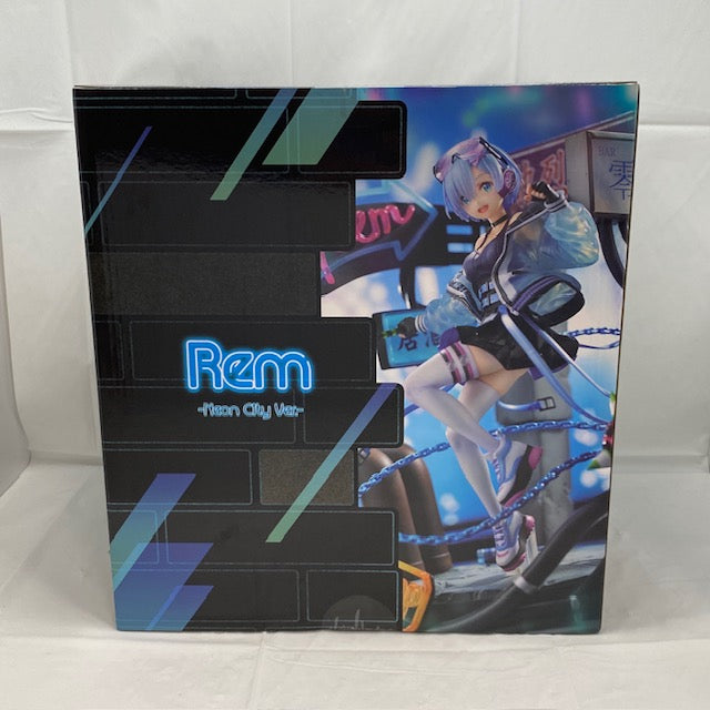 【中古】【未開封】レム -Neon City Ver.- 「Re：ゼロから始める異世界生活」 SHIBUYA SCRAMBLE FIGURE 1/7 PVC製塗装済み完成品 eStream Store限定＜フィギュア＞（代引き不可）6388