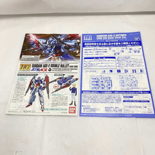 【中古】【未組立】1/144 HG AGE-2A ガンダムAGE アルティメス カラークリアVer. 「機動戦士ガンダムAGE EXA-LOG」 電撃20年祭記念商品 [0179436]＜プラモデル＞（代引き不可）6388