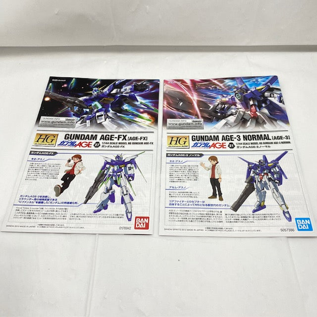 【中古】【未組立】1/144 HG 機動戦士ガンダムAGE MSセット(4機セット) クリアカラーVer. 「機動戦士ガンダムAGE」 [5061638]＜プラモデル＞（代引き不可）6388