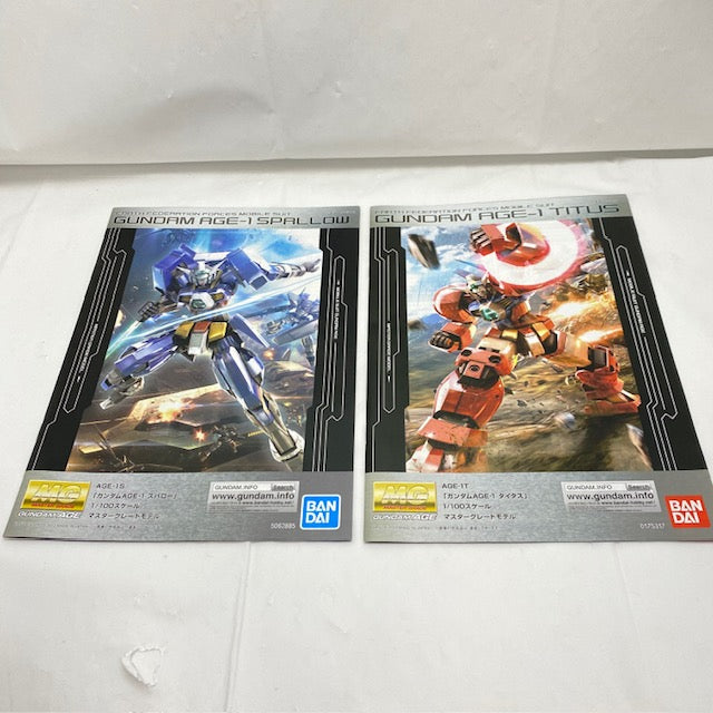 【中古】【未組立】1/100 MG ガンダムAGE-1 ウェアシステムセット(クリアカラー) 「機動戦士ガンダムAGE」 ガンダムベース限定 [5063429]＜プラモデル＞（代引き不可）6388