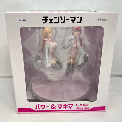 【中古】【未開封】パワー＆マキマ ナースVer. 「チェンソーマン」 1/7 PVC＆ABS製塗装済み完成品＜フィギュア＞（代引き不可...