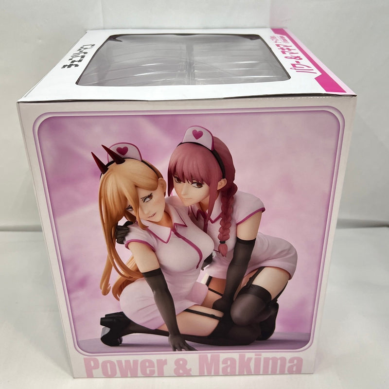 【中古】【未開封】パワー＆マキマ ナースVer. 「チェンソーマン」 1/7 PVC＆ABS製塗装済み完成品＜フィギュア＞（代引き不可）6388