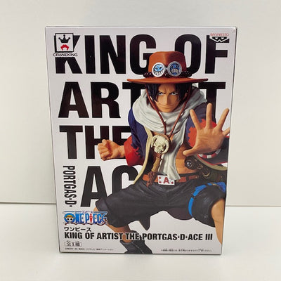 【中古】【未開封】フィギュア　ポートガス・D・エース 「ワンピース」 KING OF ARTIST THE PORTGAS・D・ACE...