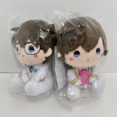 【中古】【未開封】ぬいぐるみ　毛利蘭＆江戸川コナン　 ぽわぽわ おすわりぬいぐるみ 「セガ ラッキーくじオンライン 名探偵コナン Wh...