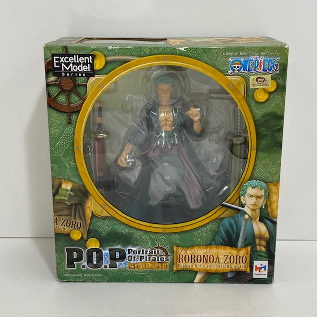 【中古】【未開封】ロロノア・ゾロ 「ワンピース」 エクセレントモデル Portrait.Of.Pirates ワンピース”Sailing Again”＜フィギュア＞（代引き不可）6388