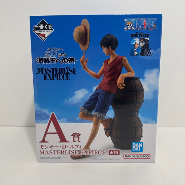 【中古】【未開封】モンキー・D・ルフィ 「一番くじ ワンピース ＴＶアニメ25周年 〜海賊王への道〜」 MASTERLISE　EXPIECE Ａ賞＜フィギュア＞（代引き不可）6388