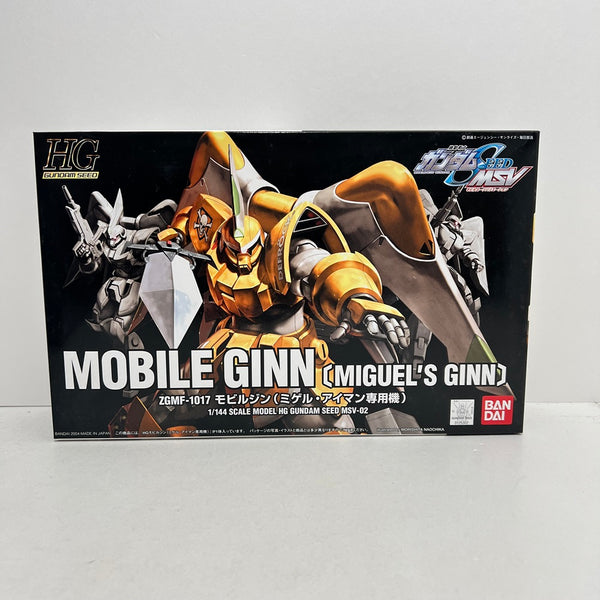 【中古】【未組立】1/144 HG モビルジン(ミゲル・アイマン専用機)「機動戦士ガンダムSEED」＜フィギュア＞（代引き不可）6388