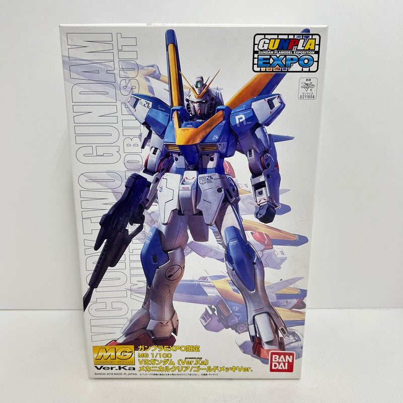 【中古】【未組立】1/100 MG LM314V21 V2ガンダム Ver.Ka メカニカルクリア/ゴールドメッキVer. 「機動戦士Vガンダム」 ガンプラEXPO限定 [0211958]＜プラモデル＞（代引き不可）6388