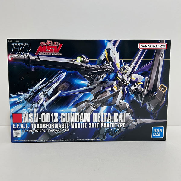 【中古】【未組立】1/144 HGUC MSN-001X ガンダムデルタカイ 「機動戦士ガンダムUC MSV」 [5060678]＜プラモデル＞（代引き不可）6388