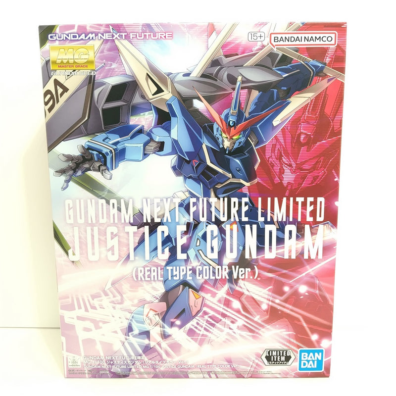 【中古】【未組立】1/100 MG ZGMF-X09A ジャスティスガンダム(リアルタイプカラー Ver.) 「機動戦士ガンダムSEED」 GUNDAM NEXT FUTURE限定 [5066022]＜プラモデル＞（代引き不可）6388