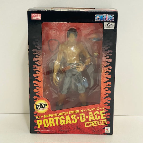 【中古】【開封済】ポートガス・D・エース Ver.1.5 ネット限定別注モデル Portrait.Of.Pirates 「ワンピース」 LIMITED EDITION＜フィギュア＞（代引き不可）6388