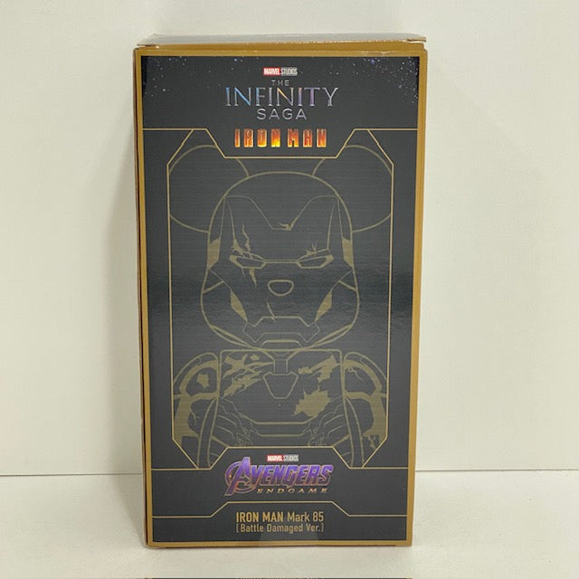 【中古】【開封済】BE＠RBRICK -ベアブリック- 400% アイアンマン Mark85(バトルダメージVer.) 「Happyくじ MARVEL Infinity SAGA 『IRON MAN』」 SP賞＜フィギュア＞（代引き不可）6388