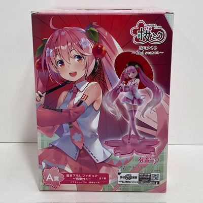 【中古】【開封品】桜ミク〜2nd season〜 「タイトーくじ本舗 桜ミク 2nd season」 A賞 描き下ろしフィギュア〜和傘...