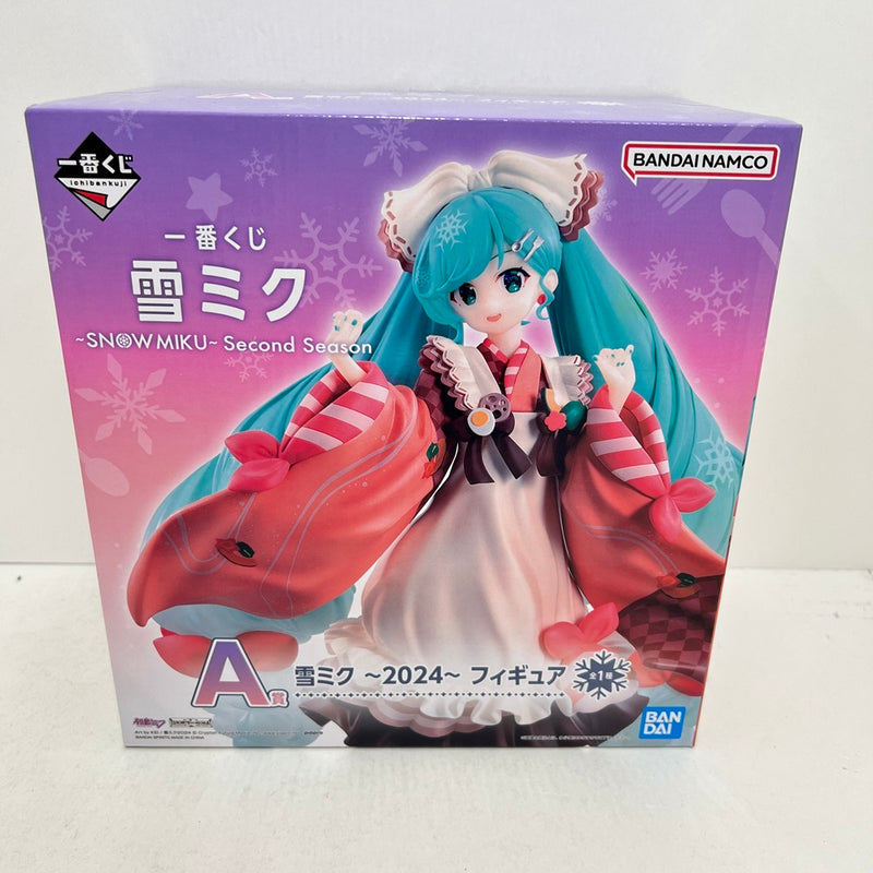 【中古】【未開封】雪ミク 〜2024〜 「一番くじ 雪ミク 〜SNOW MIKU〜 Second Season」 A賞＜フィギュア＞（代引き不可）6388