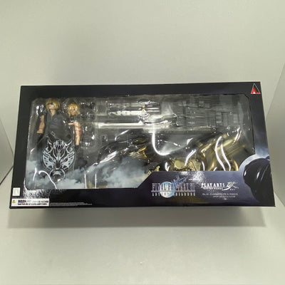 【中古】【開封品】PLAY ARTS改 クラウド・ストライフ＆フェンリル 「ファイナルファンタジーVII アドベントチルドレン」＜フィ...