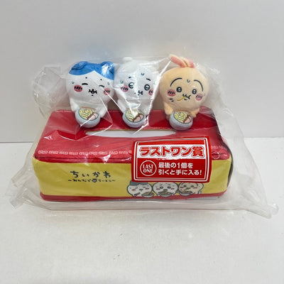 【中古】【未開封】ちいかわ＆ハチワレ＆うさぎ 『郎』ティッシュケース 「一番くじ ちいかわ 〜みんなでラーメン〜」 ラストワン賞＜コレ...