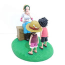 【中古】【開封品】Revible Moment 造形王-フーシャ村の記憶- ラストワンver. マキノ＆モンキー・D・ルフィ＆ポートガス・D・エース 「一番くじ ワンピース ROAD TO DAWN-冒険への軌跡-」 ラストワン賞 ＜フィギュア＞（代引き不可）6388