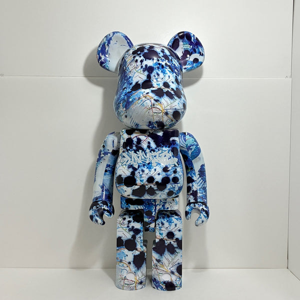 【中古】【開封品】BE＠RBRICK -ベアブリック- 1000%(ブルー) LFYT × STASH＜フィギュア＞（代引き不可）6388