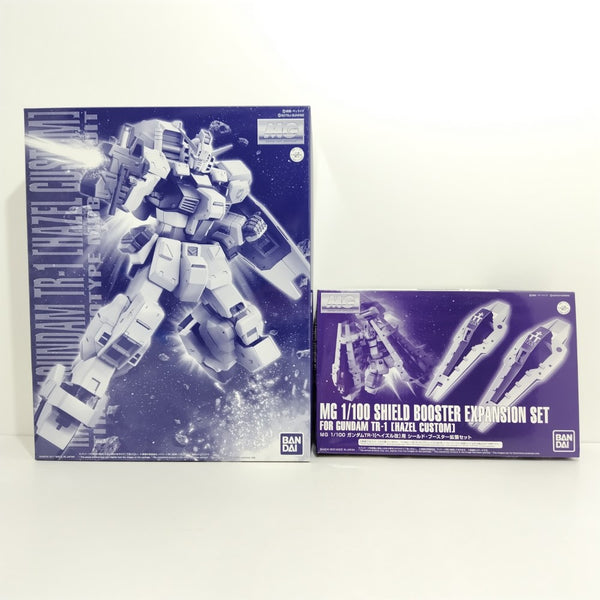 【中古】【未組立】【セット】1/100 MG RX-121-1 ガンダム TR-1[ヘイズル改] + シールド・ブースター拡張セット＜プラモデル＞（代引き不可）6388