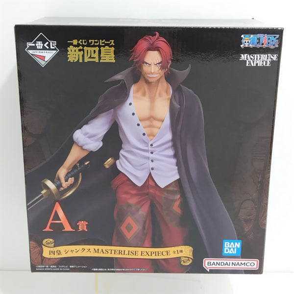 【中古】【未開封】四皇 シャンクス 「一番くじ ワンピース 新四皇」 MASTERLISE EXPIECE A賞＜フィギュア＞（代引き不可）6388
