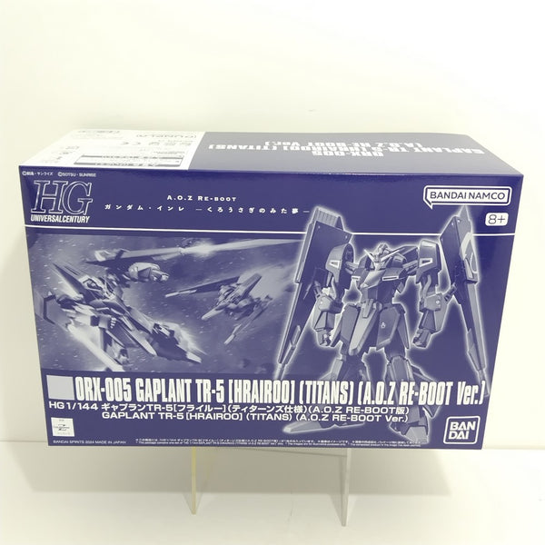 【中古】【未組立】1/144 HGUC ORX-005 ギャプランTR-5ティターンズ仕様「ADVANCE OF Z ティターンズの旗のもとに」＜プラモデル＞（代引き不可）6388
