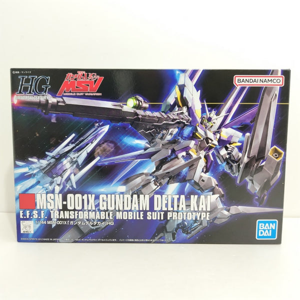 【中古】【未組立】1/144 HGUC MSN-001X ガンダムデルタカイ 「機動戦士ガンダムUC MSV」 [5060678]＜プラモデル＞（代引き不可）6388