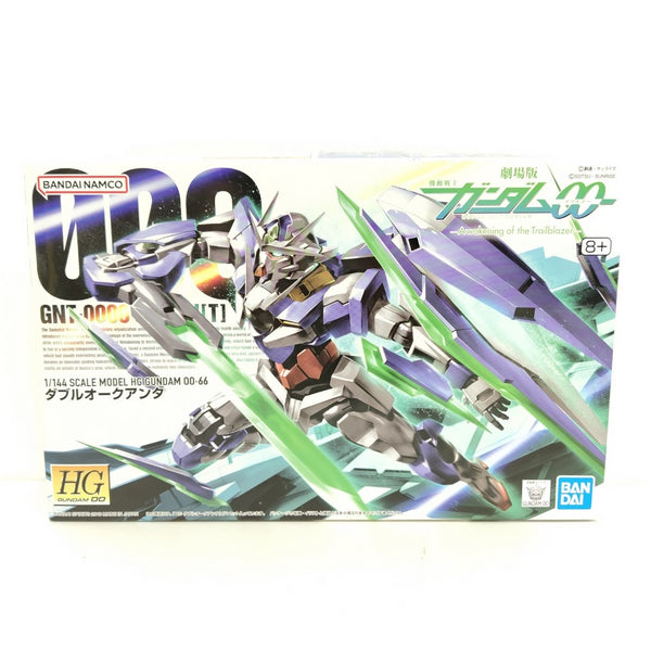 【中古】【未組立】1/144 HG GNT-0000 ダブルオークアンタ 「劇場版 機動戦士ガンダム00-A wakening of the Trailblazer-」＜プラモデル＞（代引き不可）6388