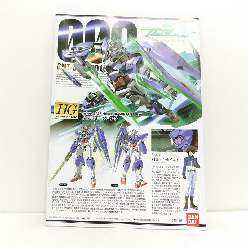 【中古】【未組立】1/144 HG GNT-0000 ダブルオークアンタ 「劇場版 機動戦士ガンダム00-A wakening of the Trailblazer-」＜プラモデル＞（代引き不可）6388