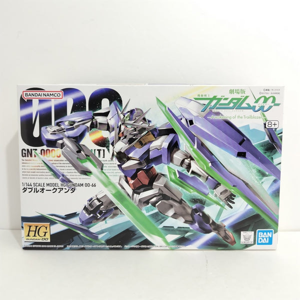 【中古】【未組立】1/144 HG GNT-0000 ダブルオークアンタ 「劇場版 機動戦士ガンダム00-A wakening of the Trailblazer-」＜プラモデル＞（代引き不可）6388