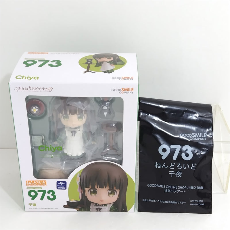 【中古】【開封品】[特典付き] ねんどろいど [973] 千夜 「ご注文はうさぎですか??」 GOOD SMILE ONLINE SHOP限定＜フィギュア＞（代引き不可）6388