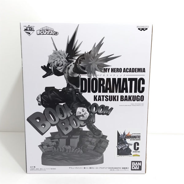 【中古】【未開封】爆豪勝己 C(白黒ブラシ彩色)「アミューズメント一番くじ 僕のヒーローアカデミア]THE BRUSH TONES賞＜フィギュア＞（代引き不可）6388