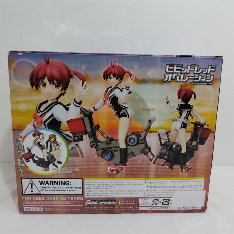 【中古】【開封品】一色あかね〜制服ver.〜＆わんこ 「ビビッドレッド・オペレーション」 1/8 塗装済み完成品＜フィギュア＞（代引き不可）6388