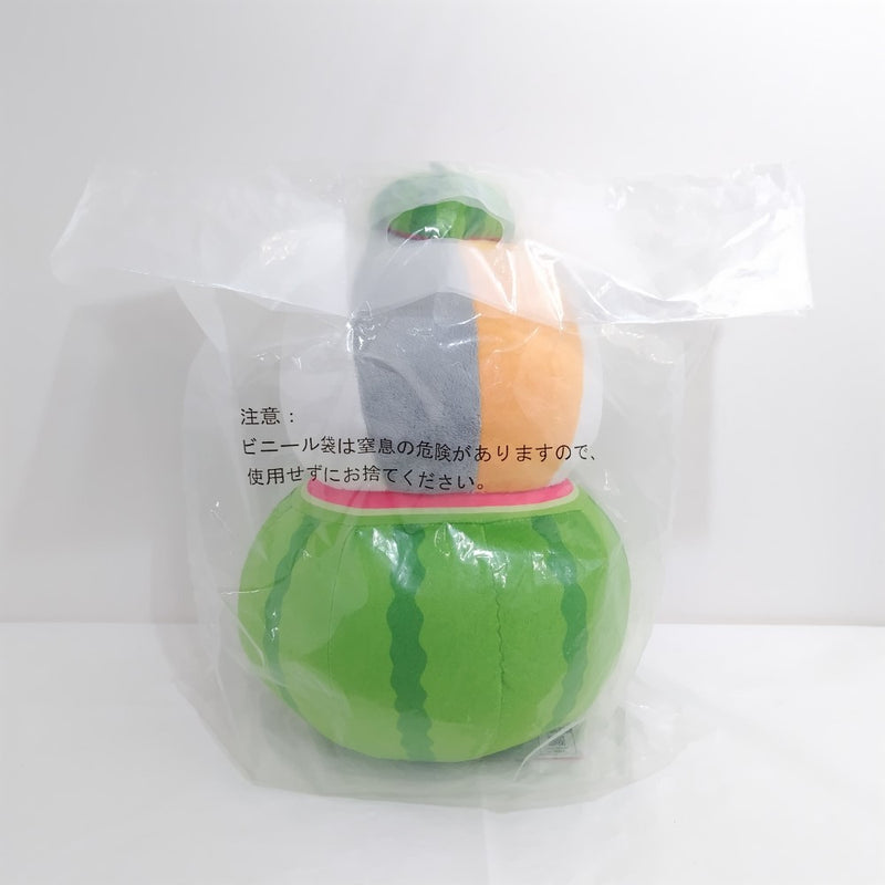 【中古】【未使用】ニャンコ先生 スイカぬいぐるみ 一番くじ 夏目友人帳 暑中お見舞い申し上げます。 ラストワン賞＜コレクターズアイテム＞（代引き不可）6388