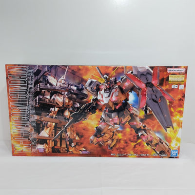 【中古】【未組立】1/100 MG RX-0 ユニコーンガンダム HDカラー+MS CAGE 「機動戦士ガンダムUC」 [506723...