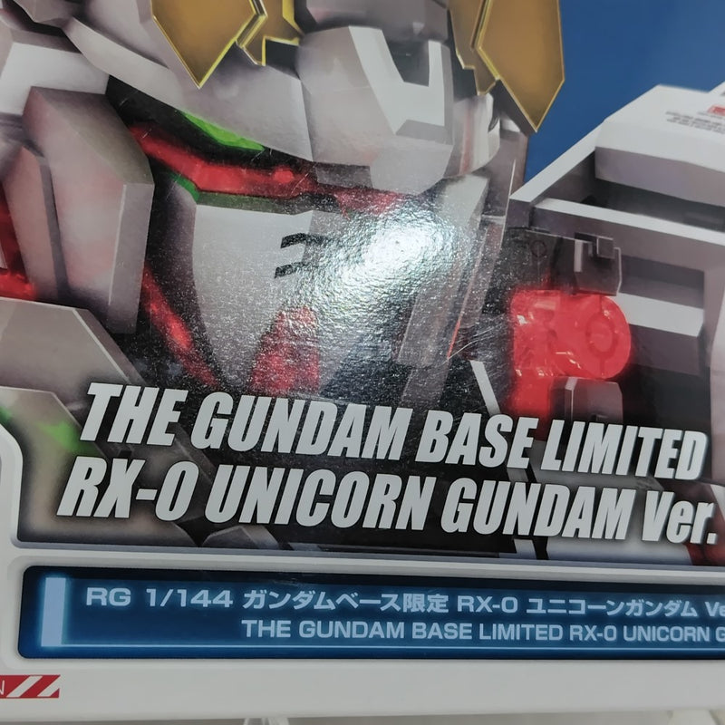 【中古】【未組立】1/144 RG RX-0 ユニコーンガンダム Ver.TWC 「機動戦士ガンダムUC」 ガンダムベース限定 [5063568]＜プラモデル＞（代引き不可）6388
