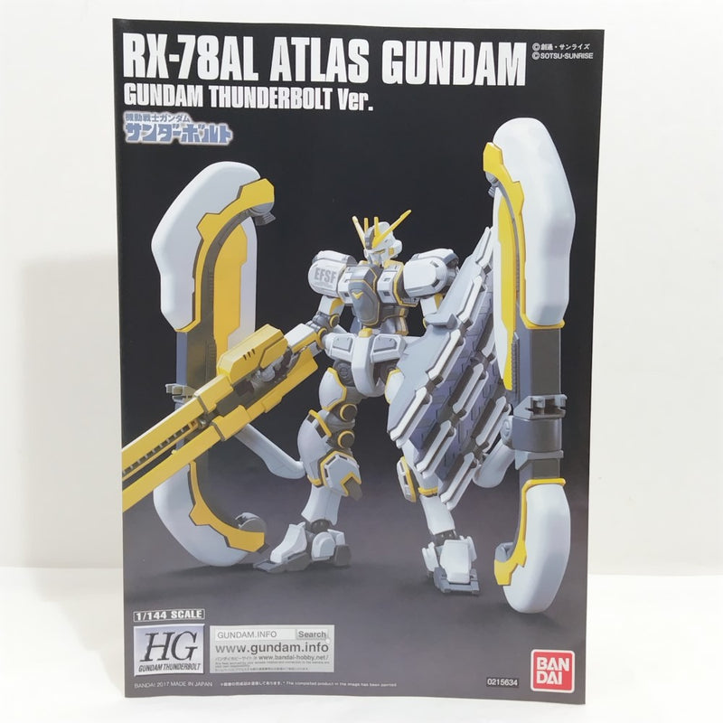 【中古】【未組立】1/144 HG RX-78AL アトラスガンダム(GUNDAM THUNDERBOLT Ver.) 「機動戦士ガンダム サンダーボルト」＜プラモデル＞（代引き不可）6388
