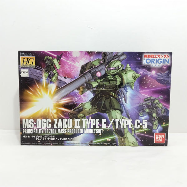 【中古】【未組立】1/144 HG MS-06C ザクII C型/C-5型 「機動戦士ガンダム THE ORIGIN 激突 ルウム会戦」＜プラモデル＞（代引き不可）6388