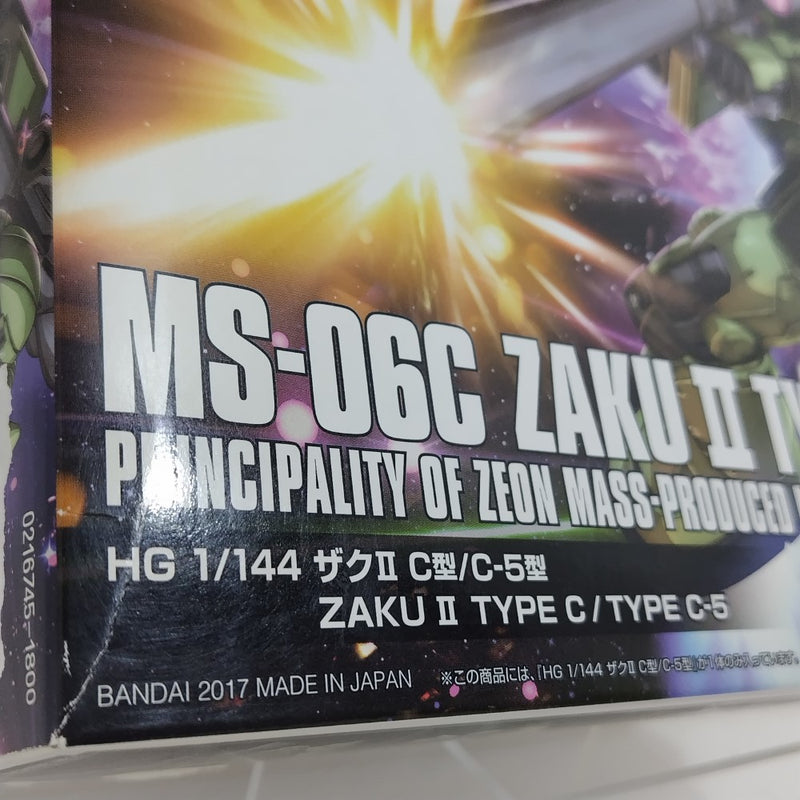 【中古】【未組立】1/144 HG MS-06C ザクII C型/C-5型 「機動戦士ガンダム THE ORIGIN 激突 ルウム会戦」＜プラモデル＞（代引き不可）6388