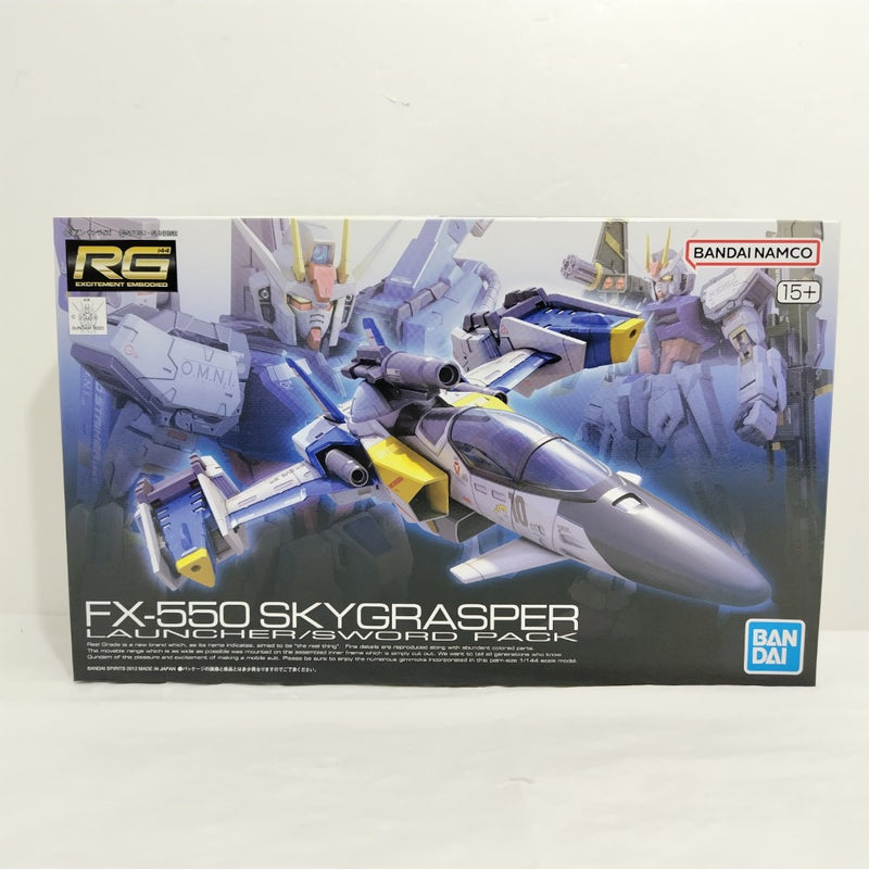 【中古】【未組立】1/144 RG FX550 スカイグラスパー ランチャー/ソードパック 「機動戦士ガンダムSEED」 [5063052]＜プラモデル＞（代引き不可）6388