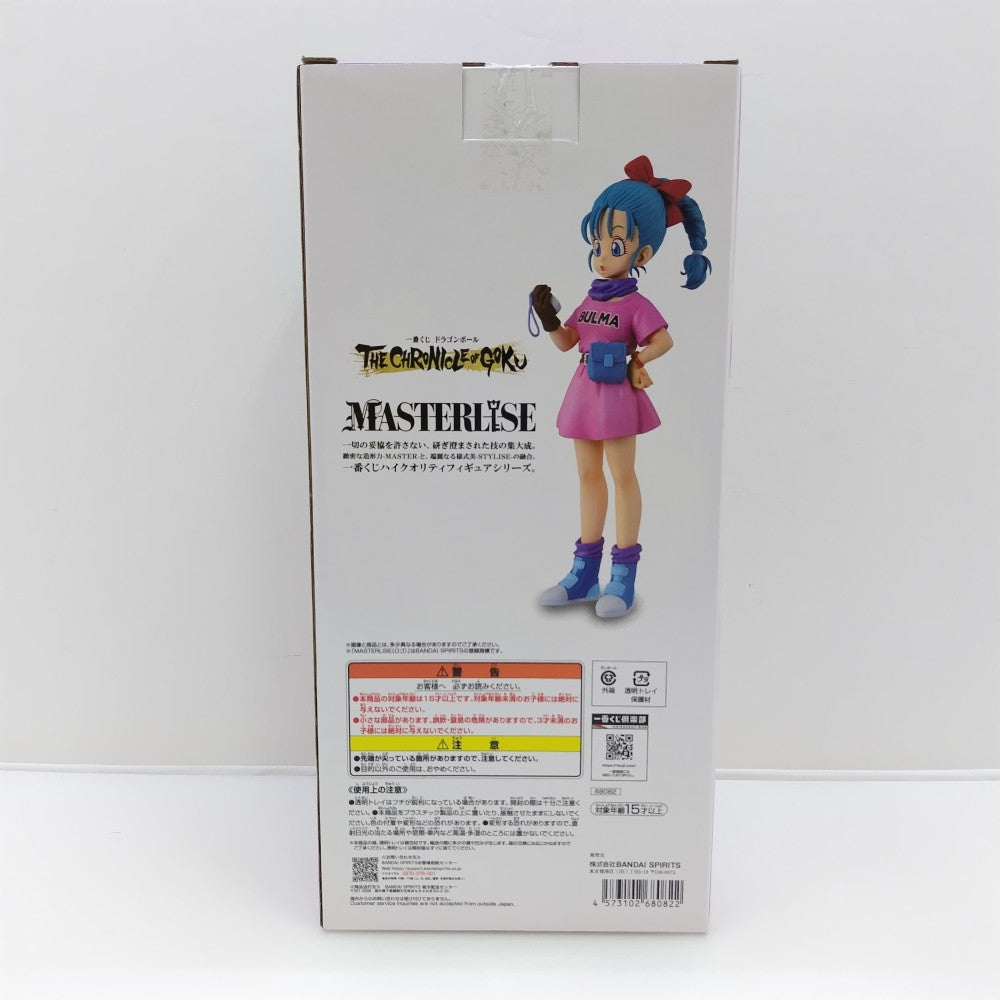 ジ*ク様 「一番くじ THE CHRONICLE OF GOKU B賞　ブルマ 中古】【未開封】ブルマ 「一番くじ ドラゴンボール THE CHRONICLE OF